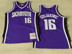 16 Peja Stojakovic Sacramento Kings 2002-03 Maillot Violet